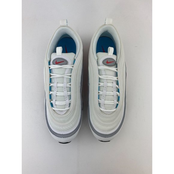 Nike Air Max 97 White Siren Red Women's Size 10 Sneakers Shoes - Picture 9 of 12